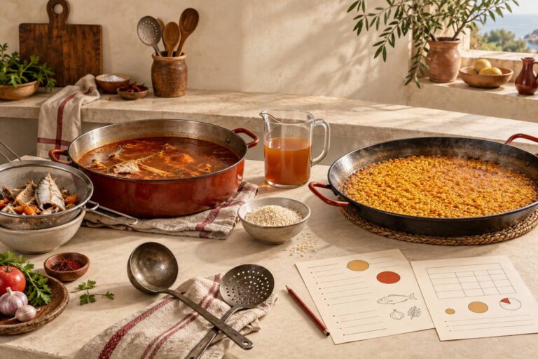 Arroz a banda: primero el caldo, después el arroz