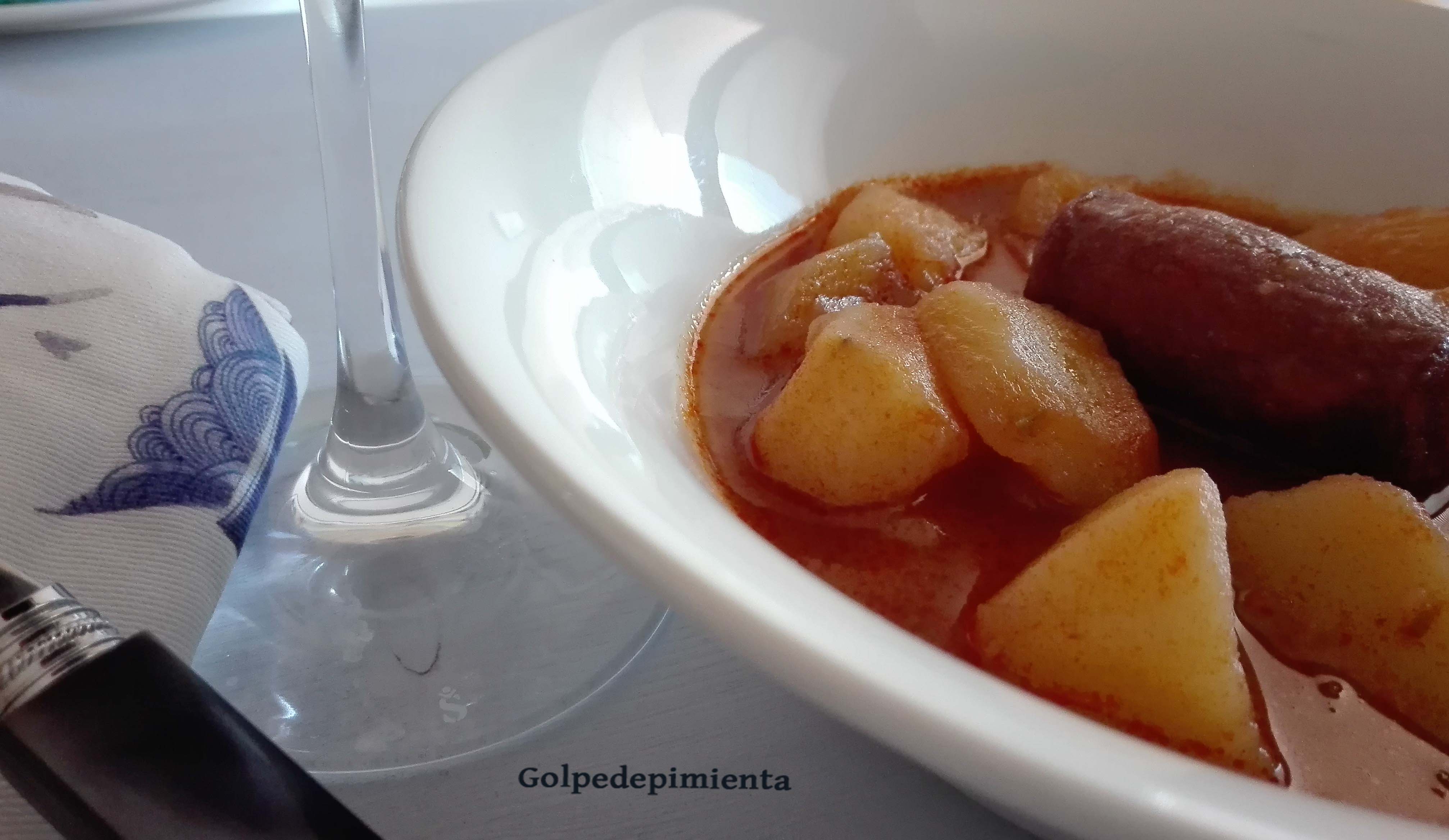 Deliciosas patatas a la Riojana.